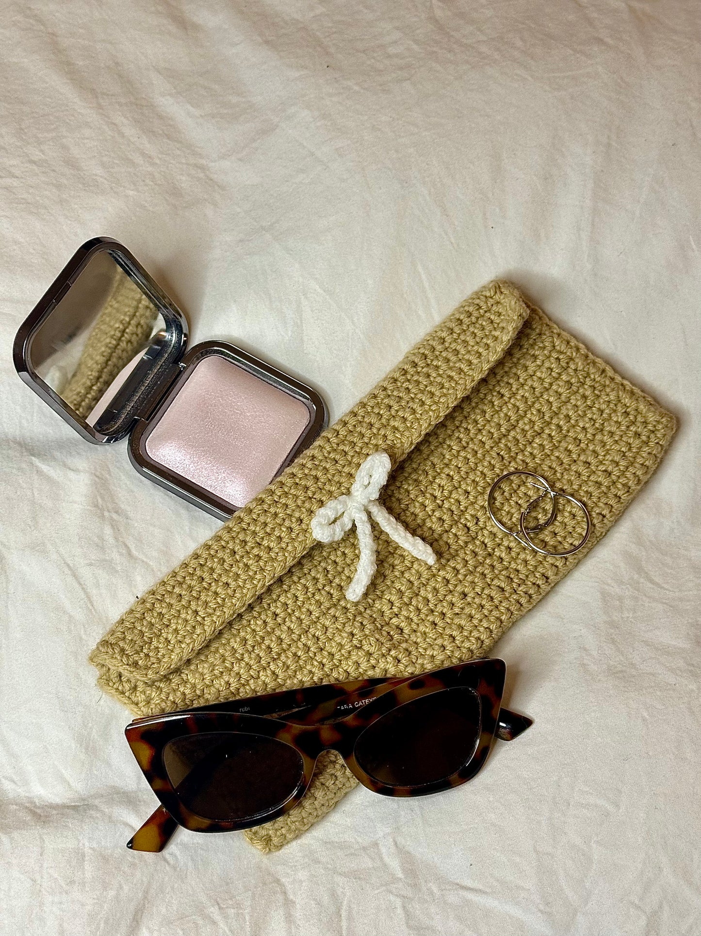 Crochet Caramel Latte Clutch 🤎