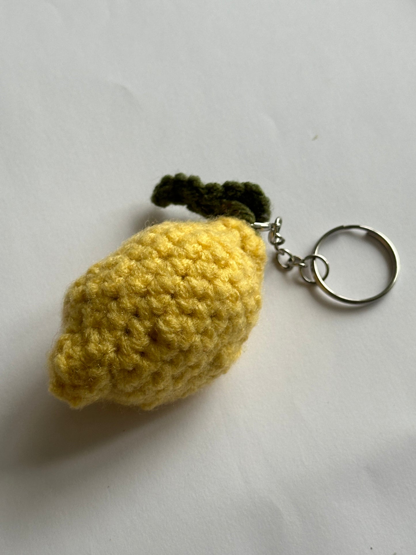 Crochet Zesty Lemon Keyring