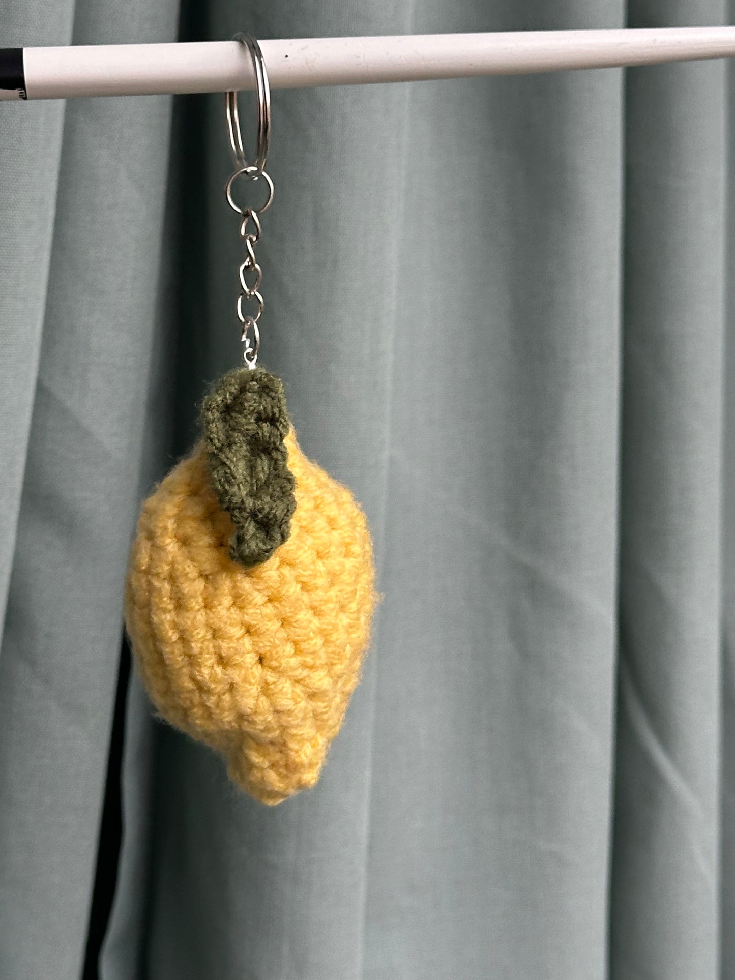 Crochet Zesty Lemon Keyring