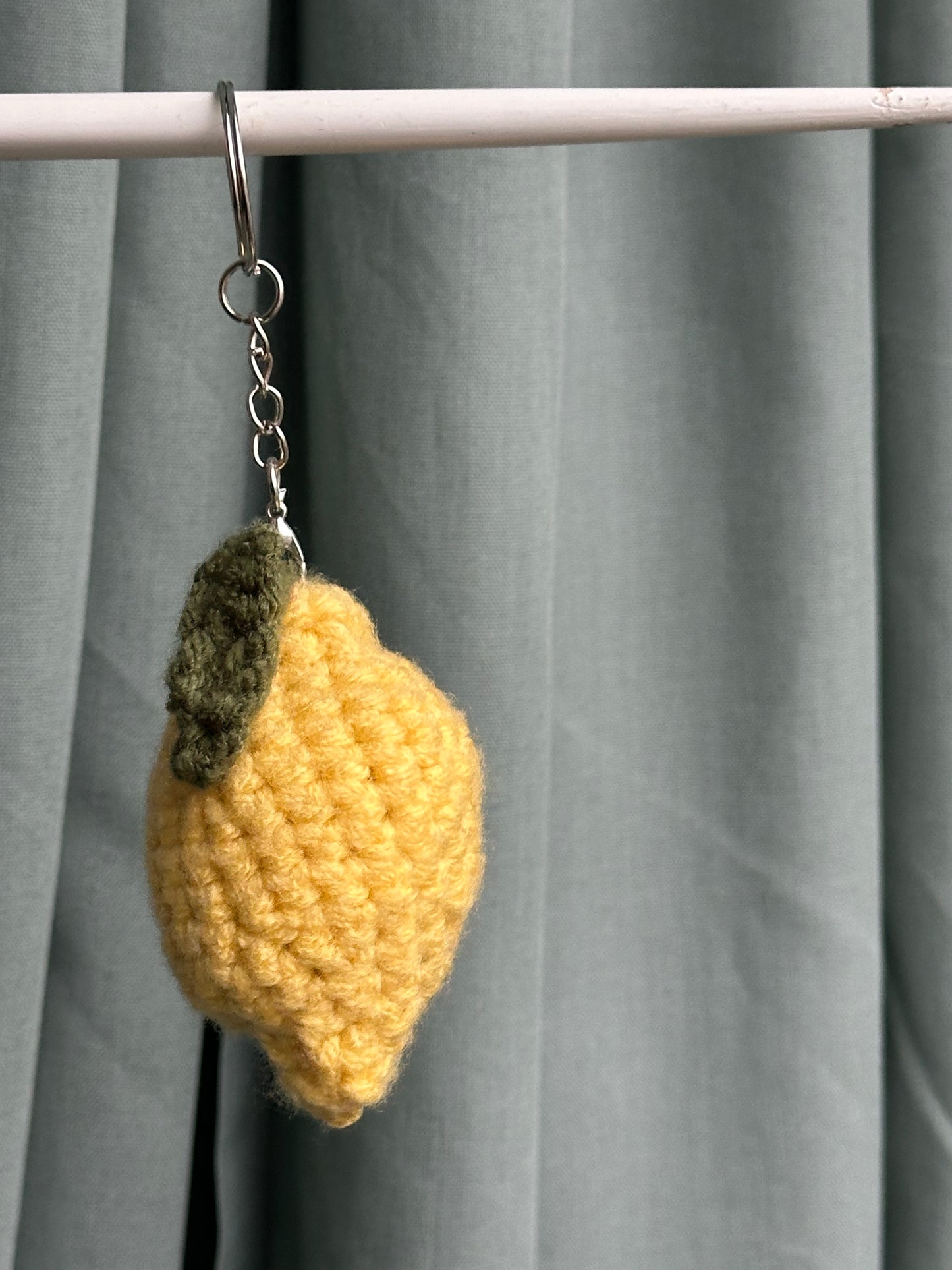 Crochet Zesty Lemon Keyring