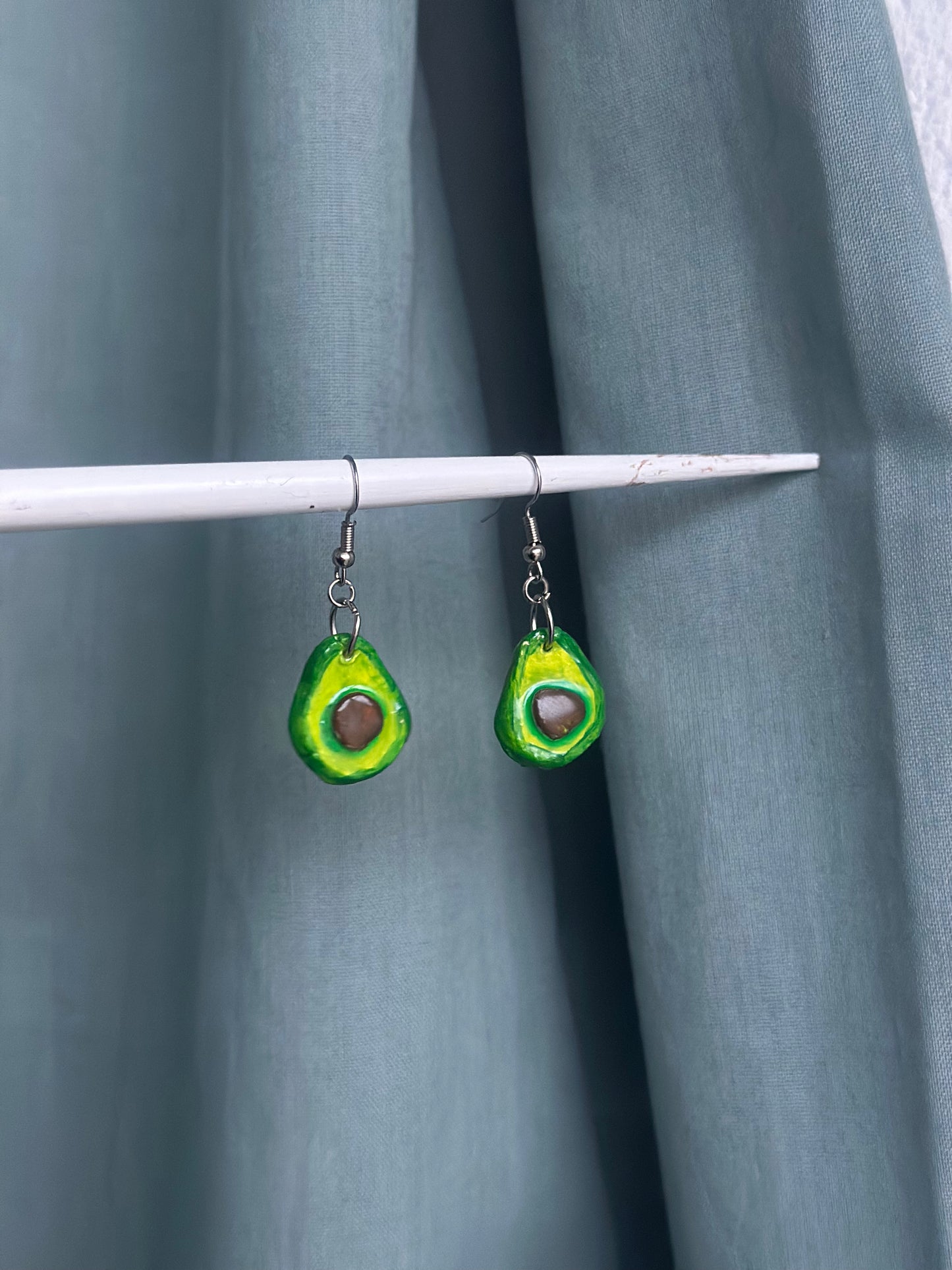 Clay Avocado Earrings 🥑