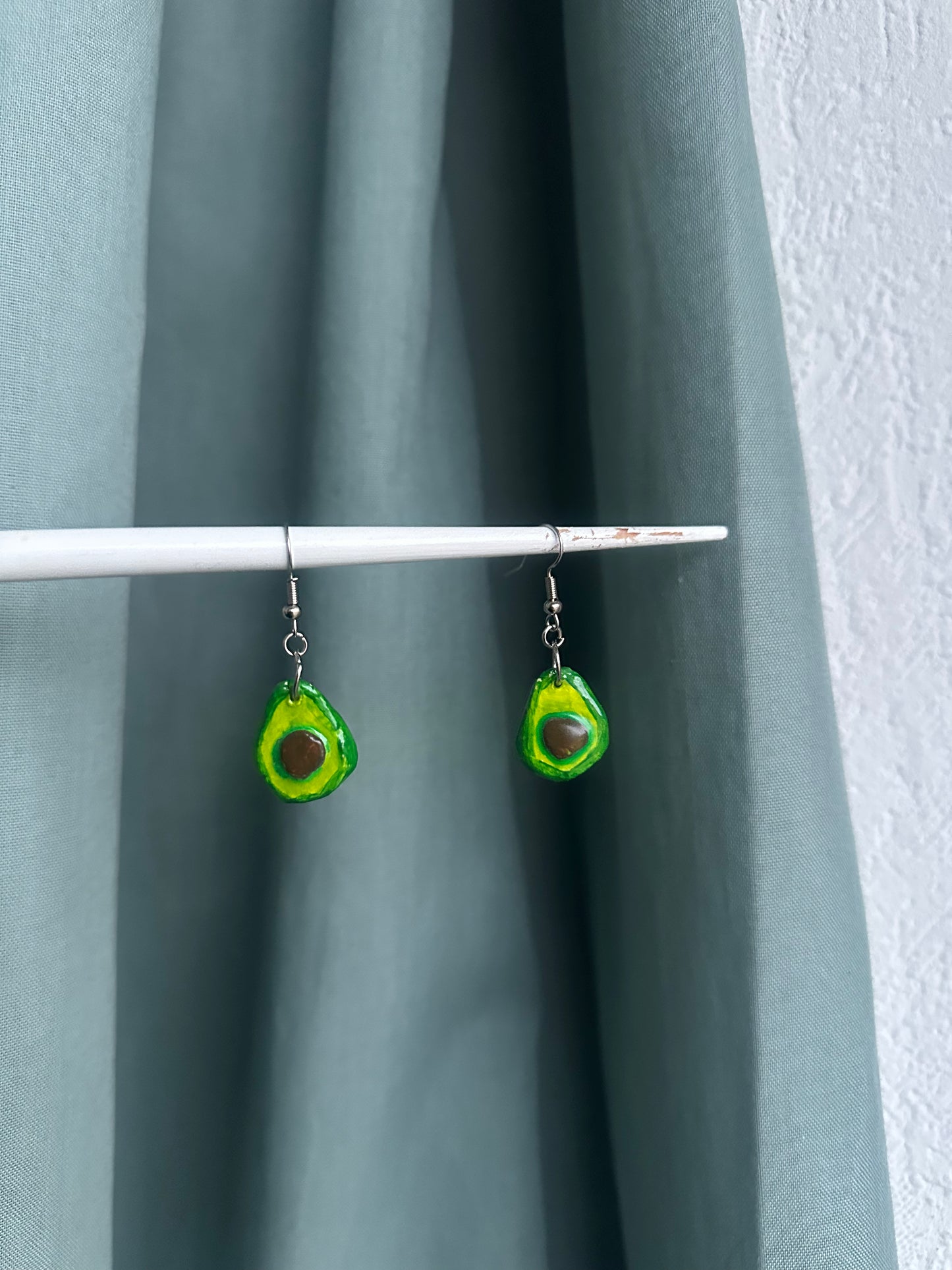 Clay Avocado Earrings 🥑