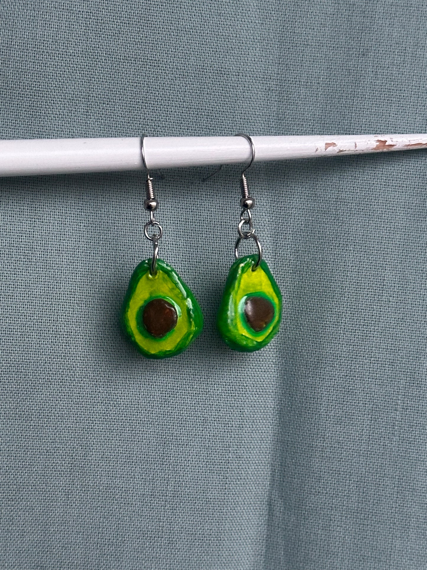 Clay Avocado Earrings 🥑