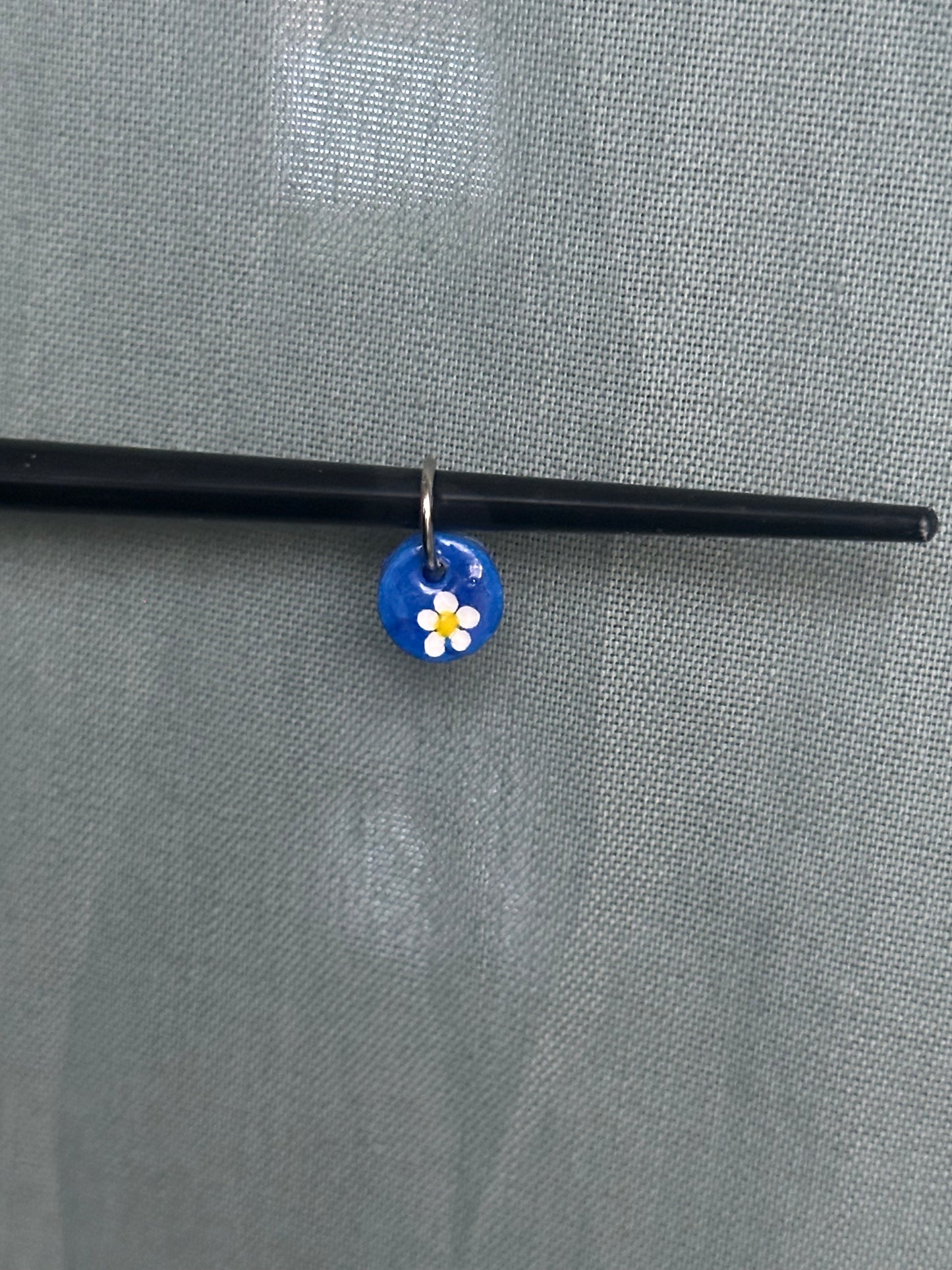 Daisy - Blue Clay Charm 💙