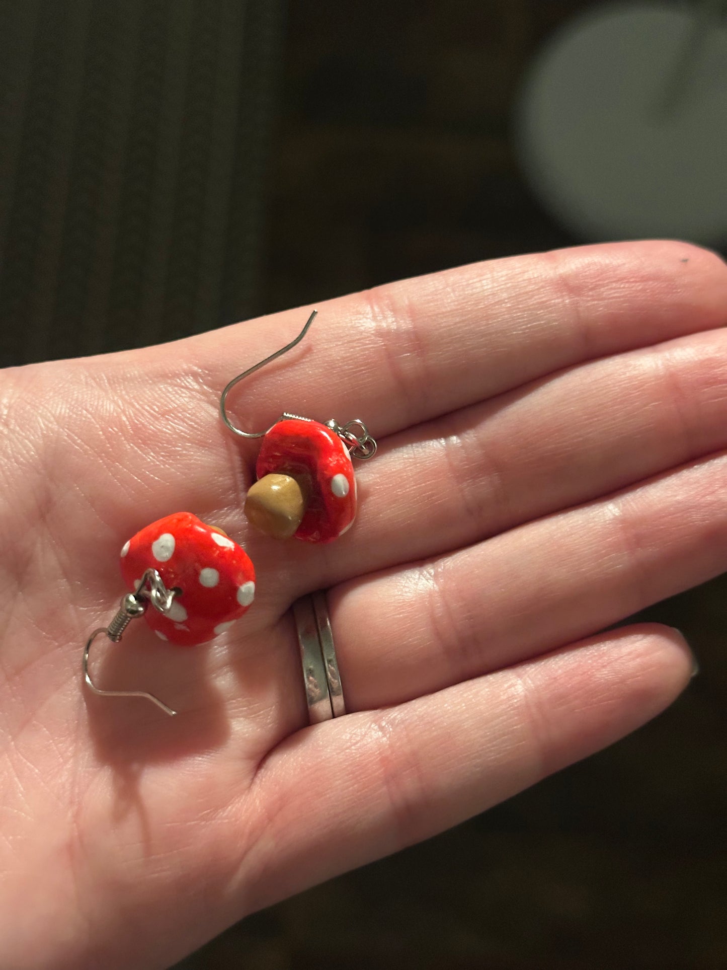 The Rachel-Shroom Clay Earrings 🍄